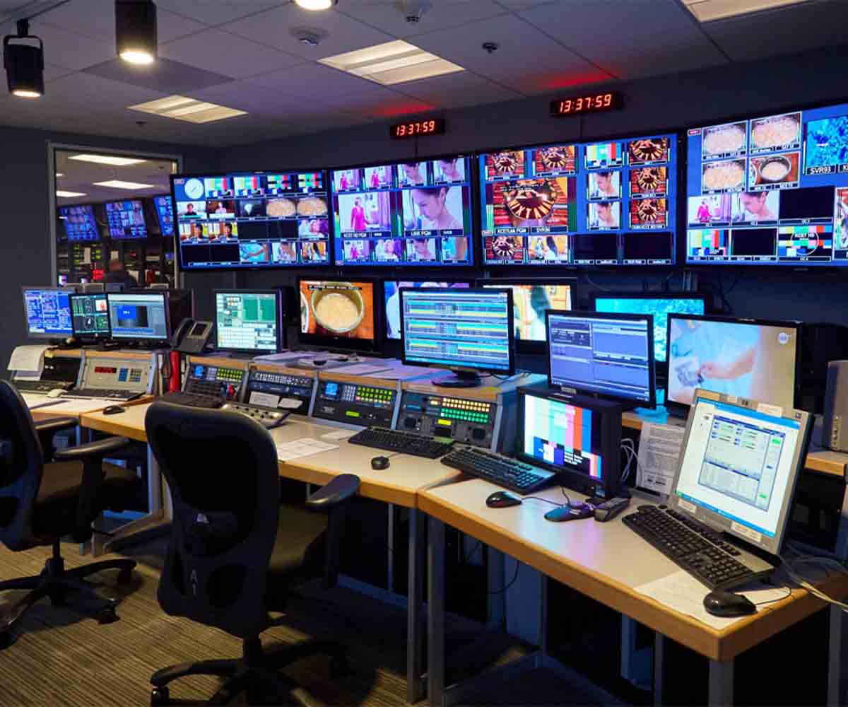 Control room screens