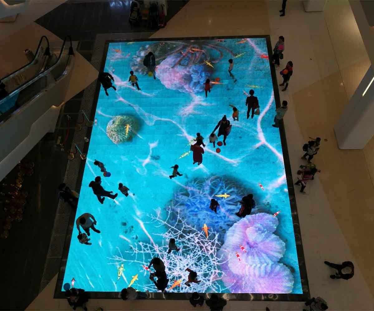 Floor LED screens